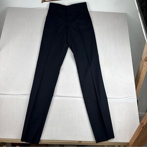 New! Crew Outfitters Flat Front Pilot Pants Men Dark Navy Pants Sz 30 Unhemmed